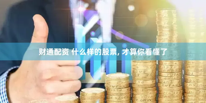 财通配资 什么样的股票, 才算你看懂了