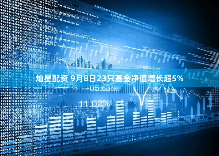灿星配资 9月8日23只基金净值增长超5%